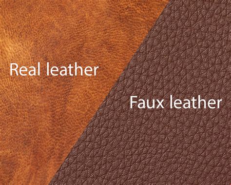 difference between leather and faux leather